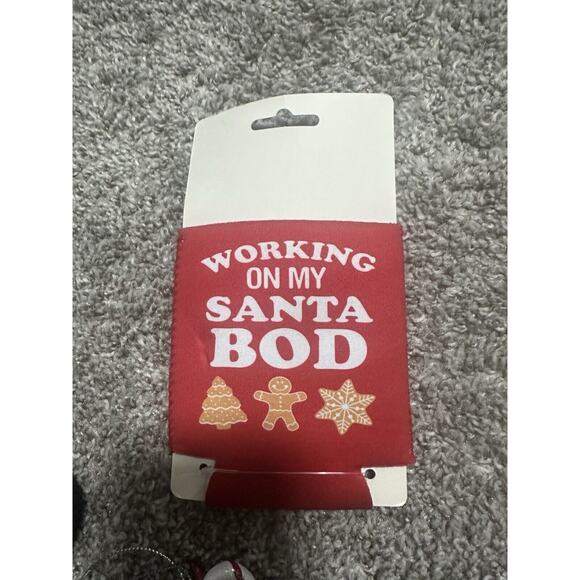 Christmas Lot - Foozys Men’s Santa Socks, Dad Bod Can Cooler, Elf Tree Ornament - Picture 6 of 6